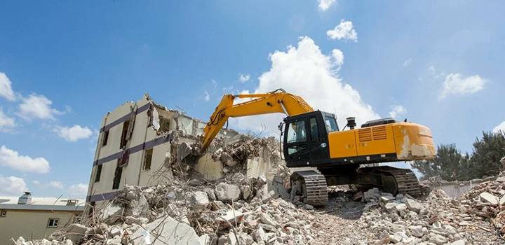 Professional demolition services for residential and commercial projects